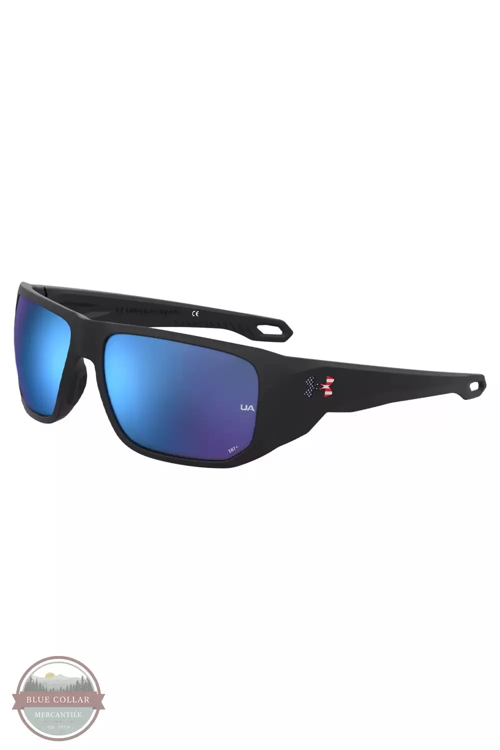 1378142-883 UA Freedom Attack 2 ANSI Mirror Sunglasses