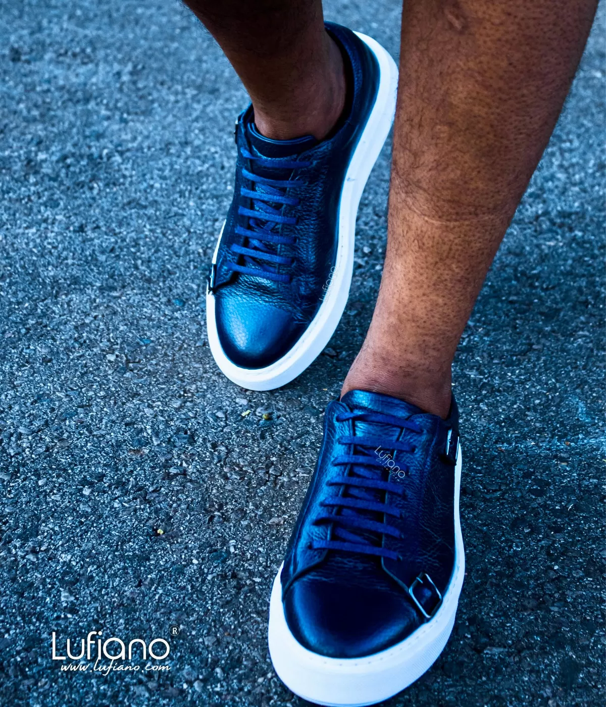 200  Lufiano Lace Up : Navy