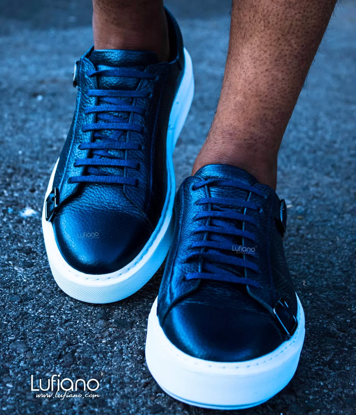 200  Lufiano Lace Up : Navy