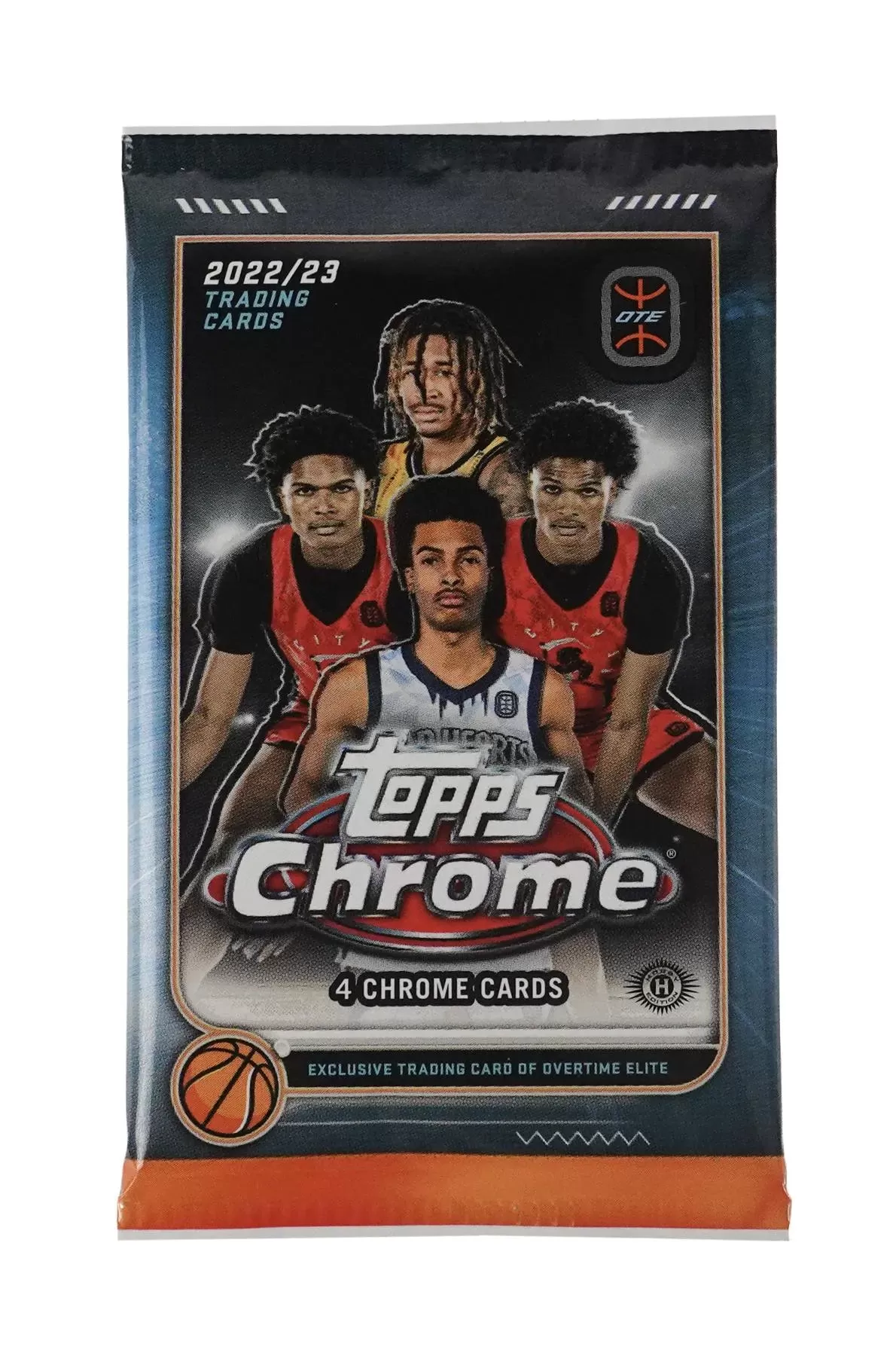 2022/23 Topps Chrome Overtime Elite Basketball Hobby Box 20 Packs per Box, 4 Cards per Pack