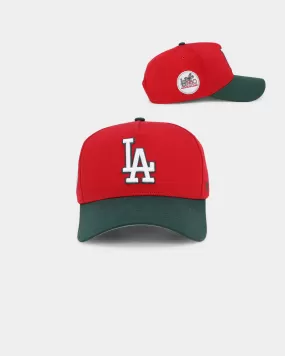 47 Brand Los Angeles Dodgers 'Scarlet Pines' Sure Shot '47 MVP DT Snapback Red/Dark Green