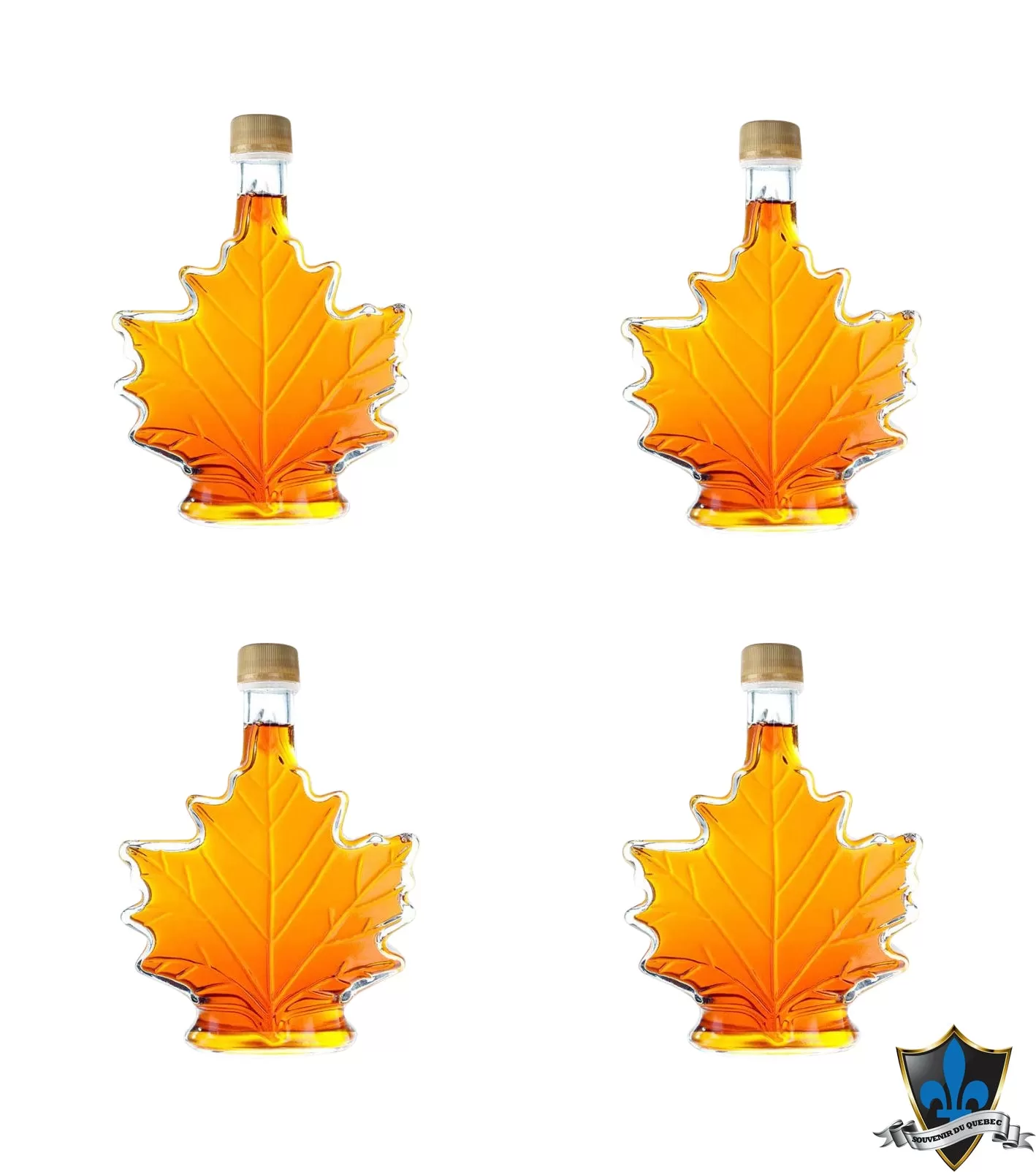 48 X  50Ml Canadian Maple syrup Maple Leaf Shaped Bottles