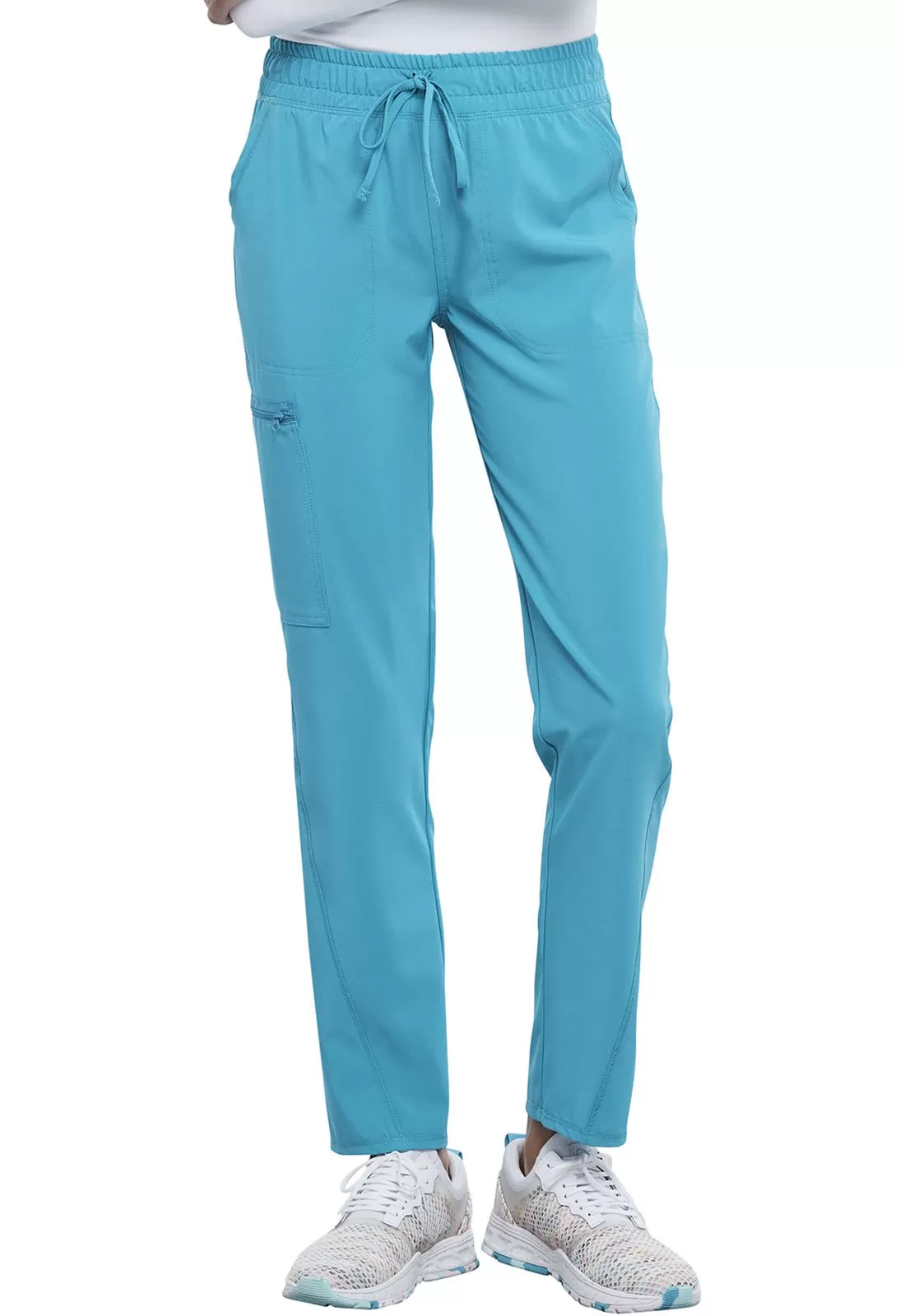 Allura Petite Mid Rise Tapered Leg Drawstring Scrub Pant CKA184P