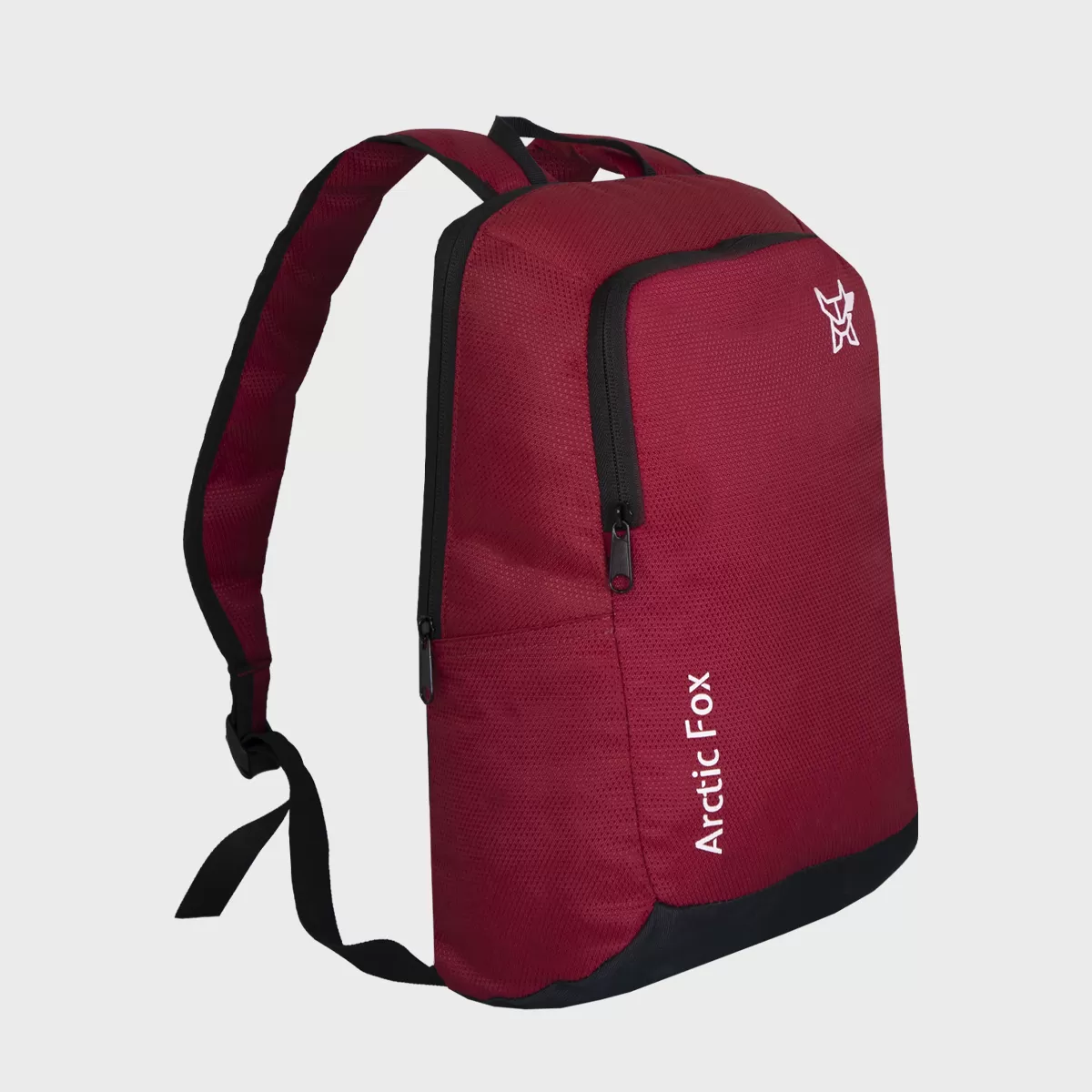 Arctic Fox Pug Dobby Maroon Backpack