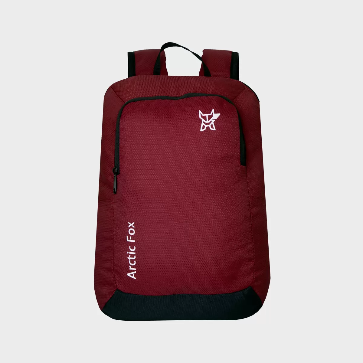 Arctic Fox Pug Dobby Maroon Backpack