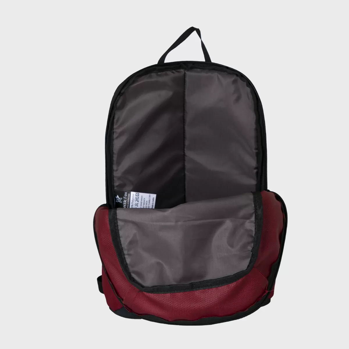 Arctic Fox Pug Dobby Maroon Backpack