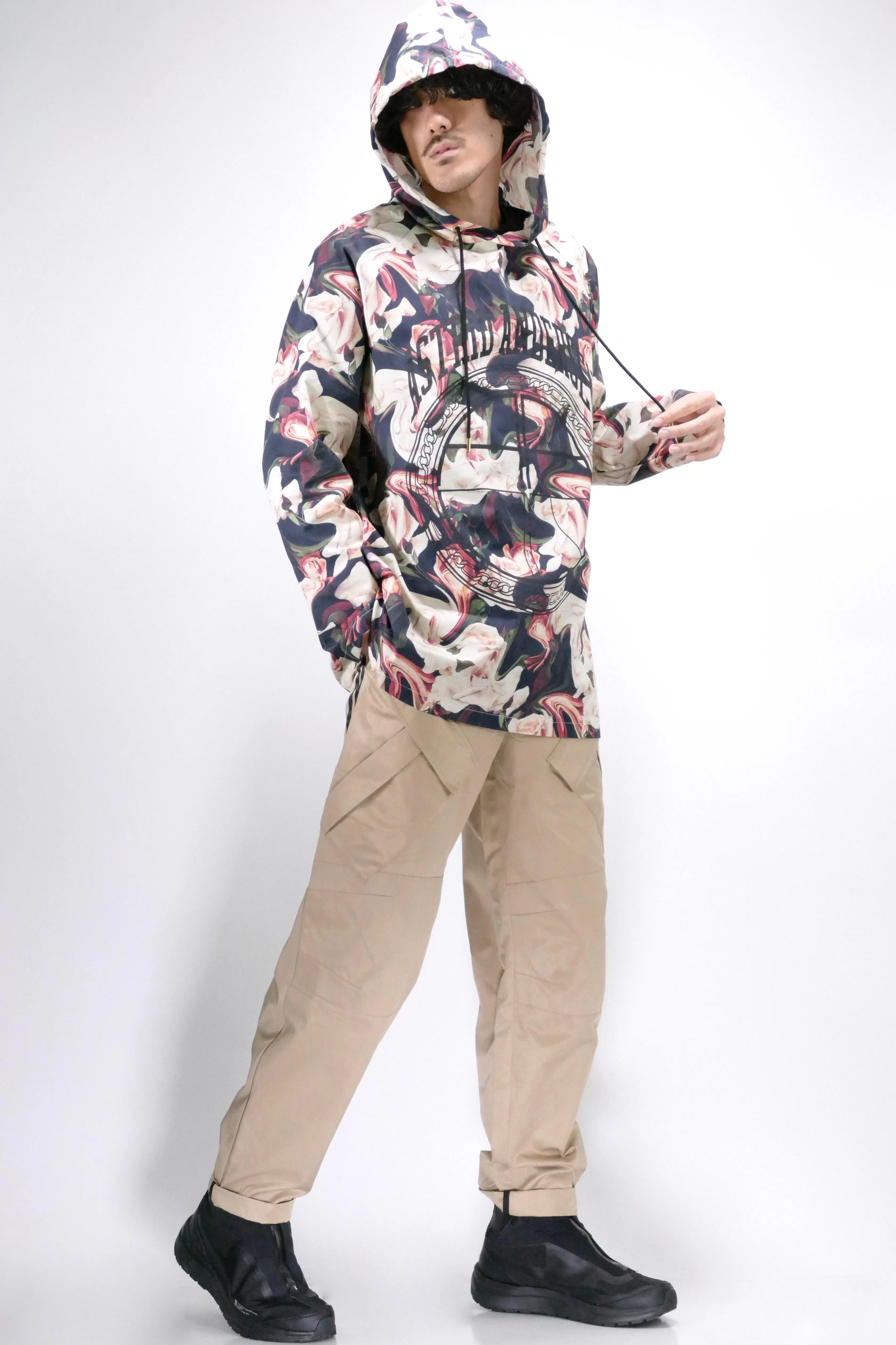 Astrid Andersen Classic Rose Print Hoodie Rose