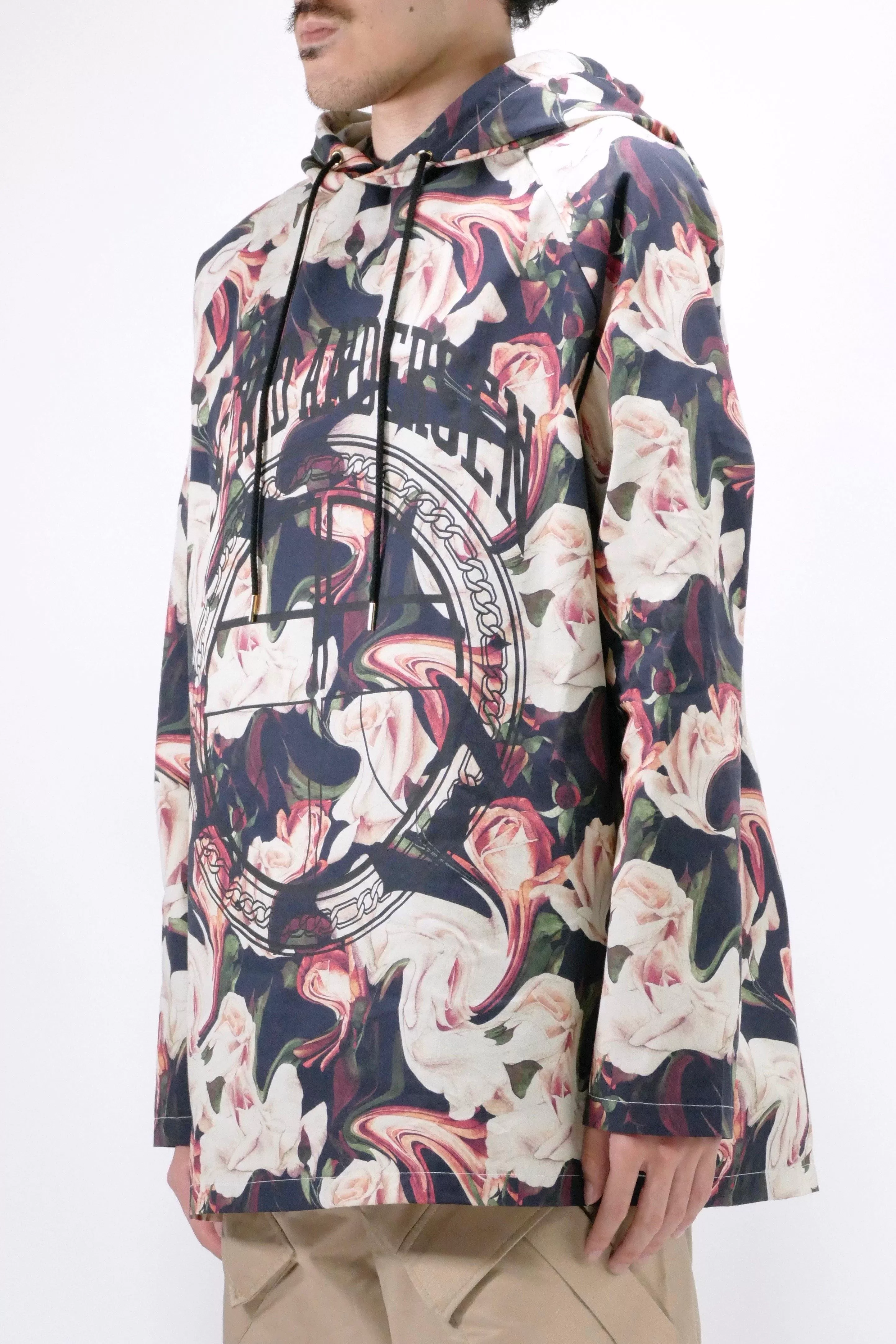 Astrid Andersen Classic Rose Print Hoodie Rose