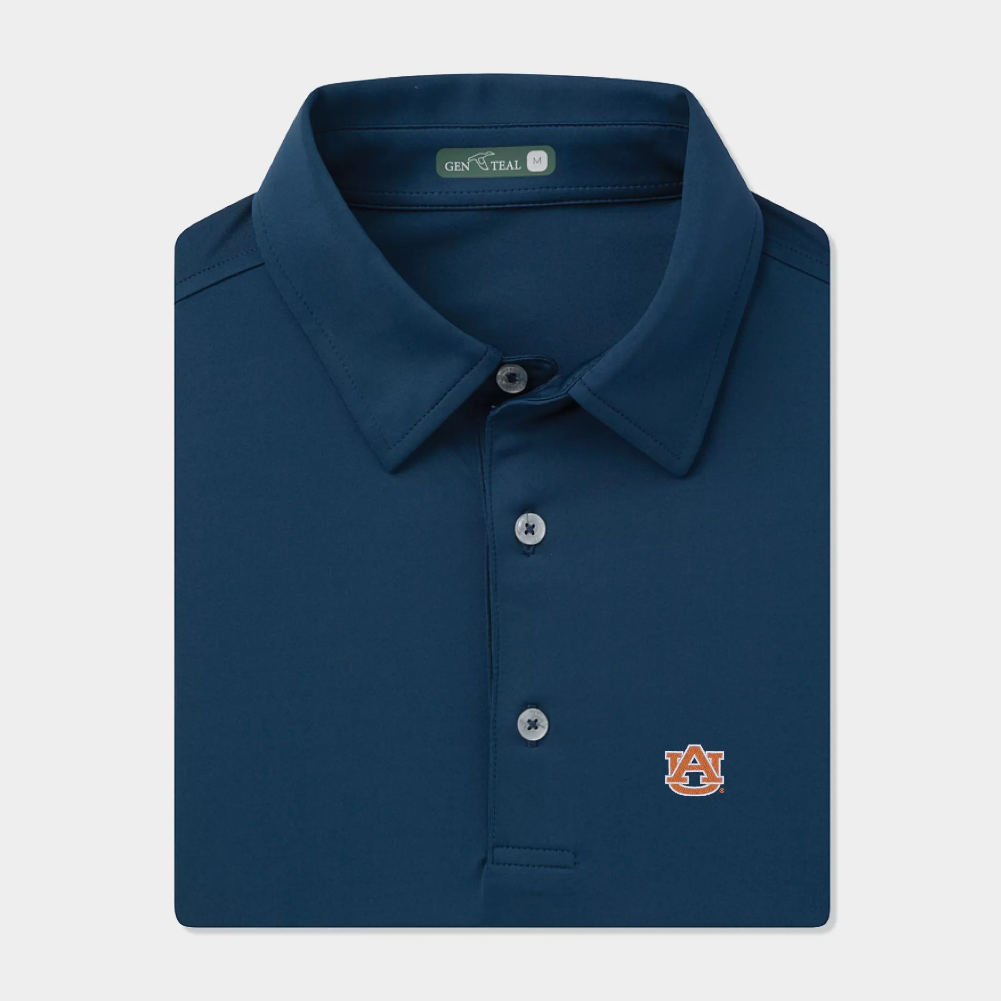 Auburn Solid Performance Polo