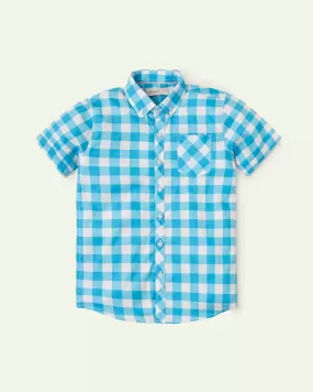 Blue Check Shirt