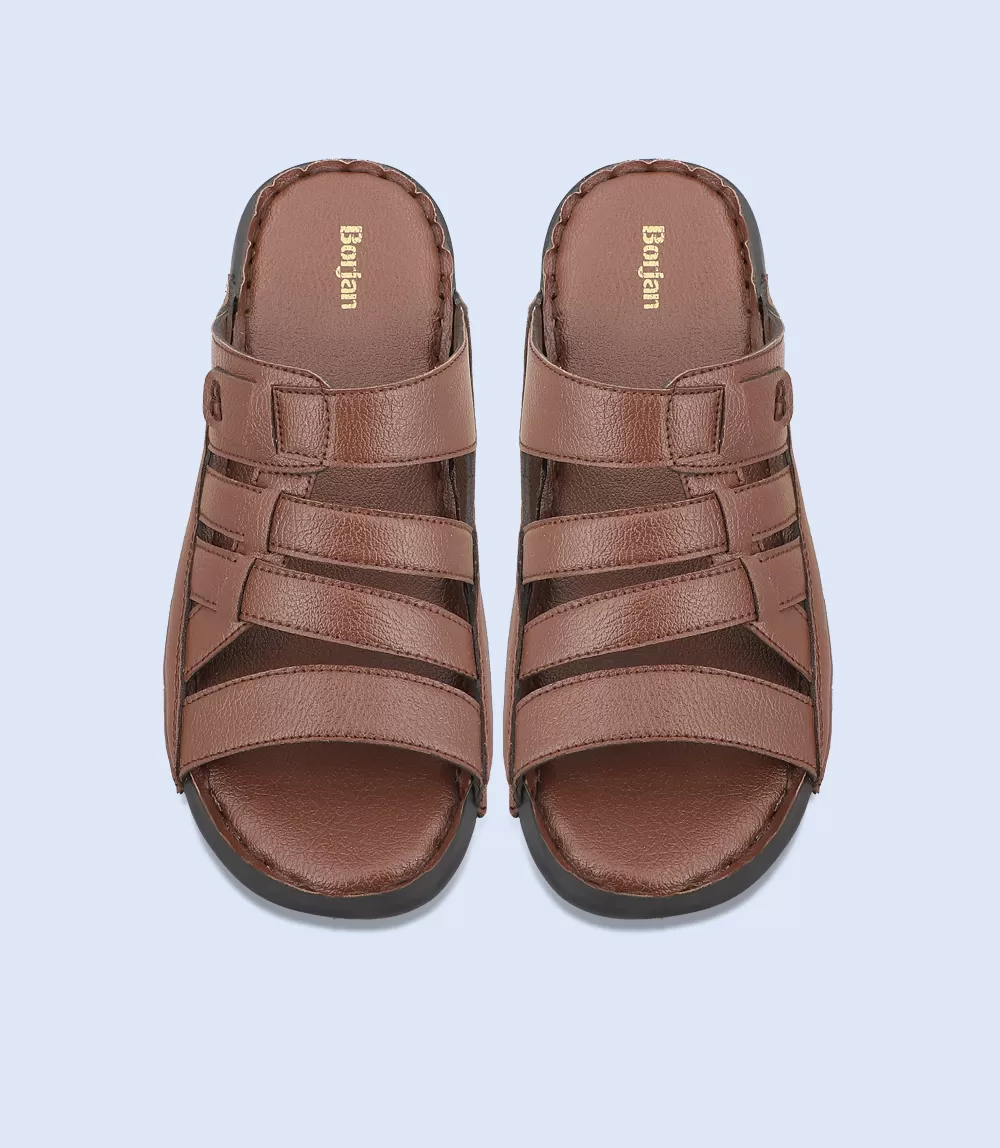 BM5493-BROWN-Men Casual Slipper