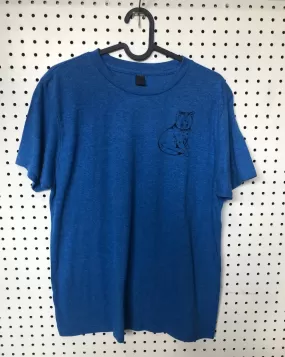 BPR- Youth XL Blue T-shirt- Focus Cat