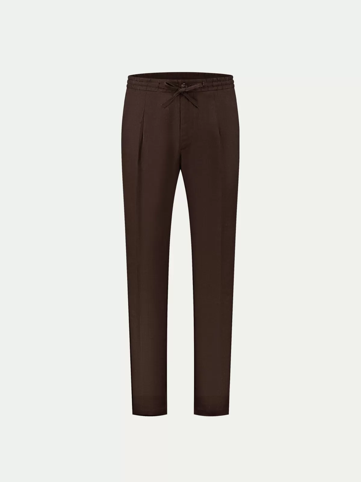 Brown Linen Seaside Trousers