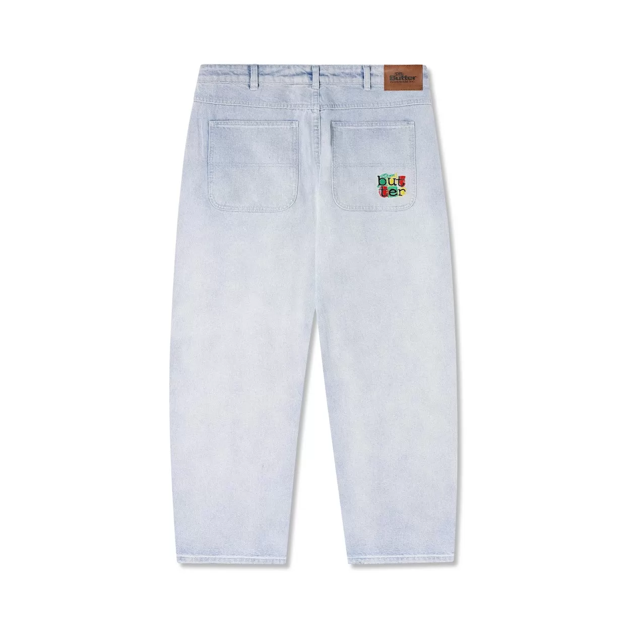 Butter Goods Scribble Denim Pants - Light Blue