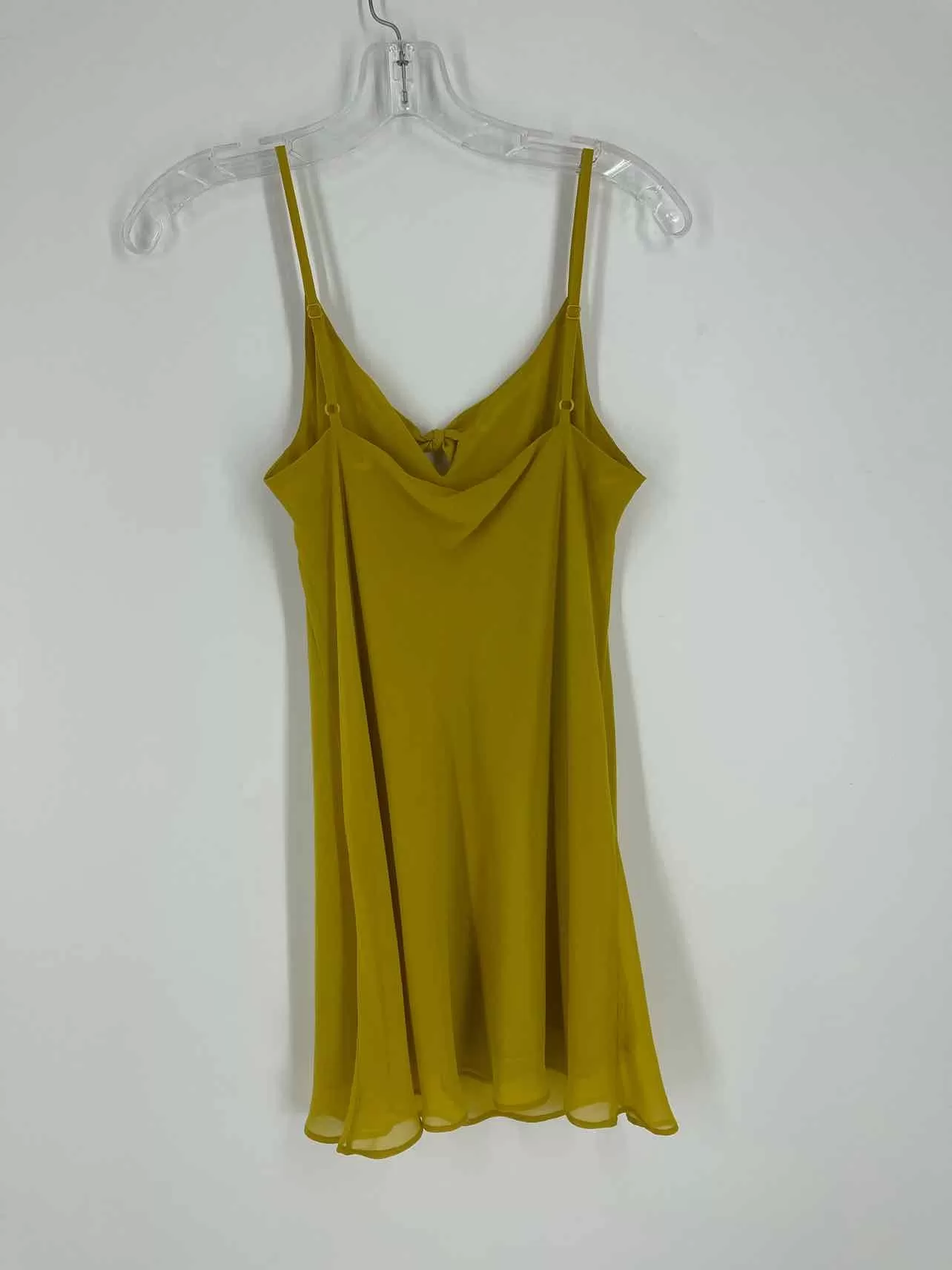 Cabi Size S Goldenrod Solid Knot Tops Tunic