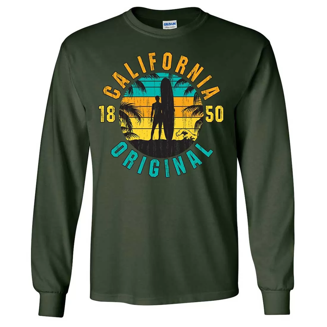 California Original Vintage Surfer Long Sleeve Shirt