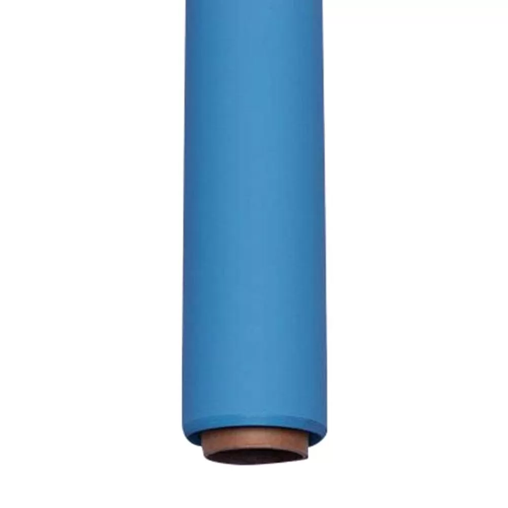 Caribbean Sky Blue Paper Roll Photography Studio Backdrop Half Width (1.36 x 10M)