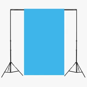 Caribbean Sky Blue Paper Roll Photography Studio Backdrop Half Width (1.36 x 10M)