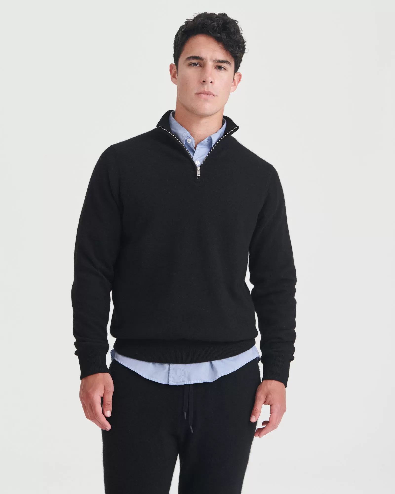 Cashmere Quarter Zip