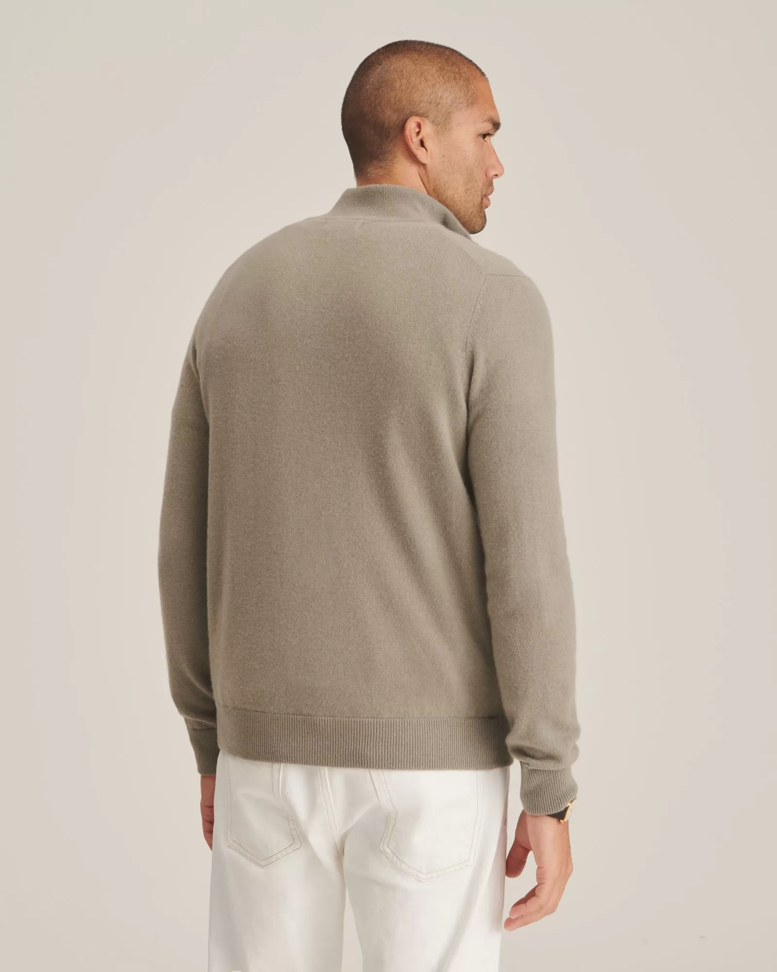 Cashmere Quarter Zip