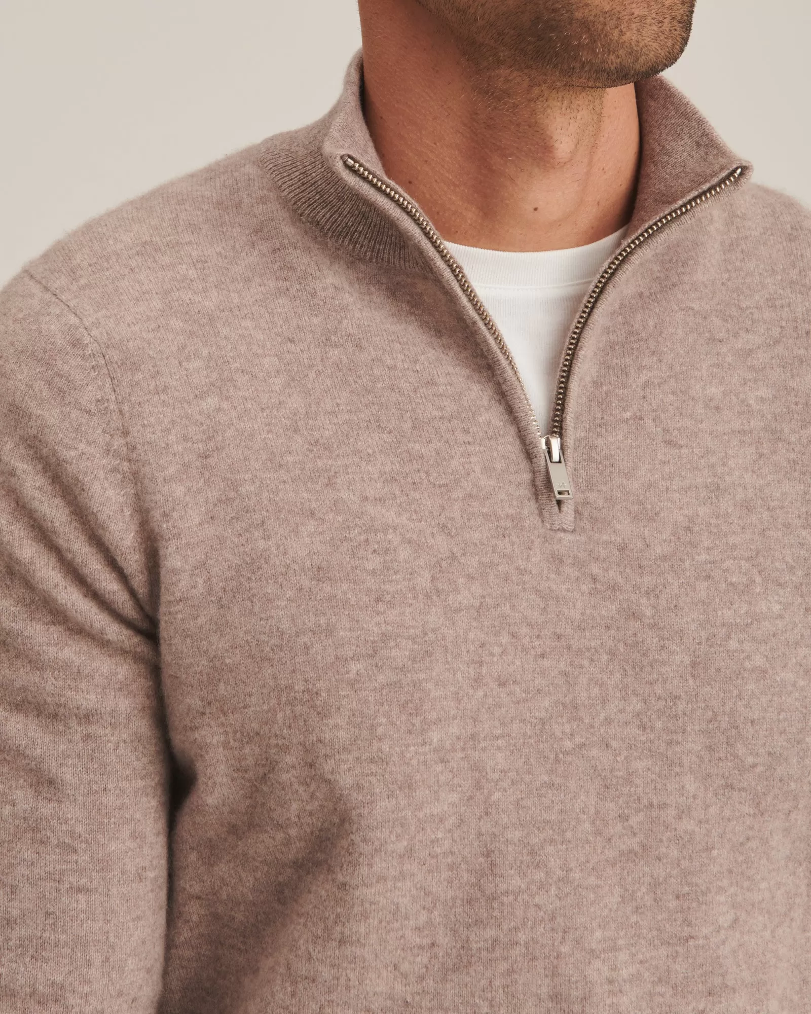 Cashmere Quarter Zip