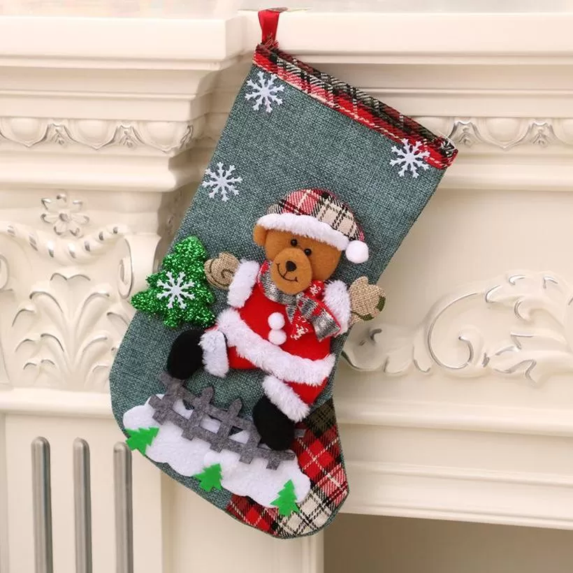 Cheerful Holiday Stocking Set of 2  by AFONiE™