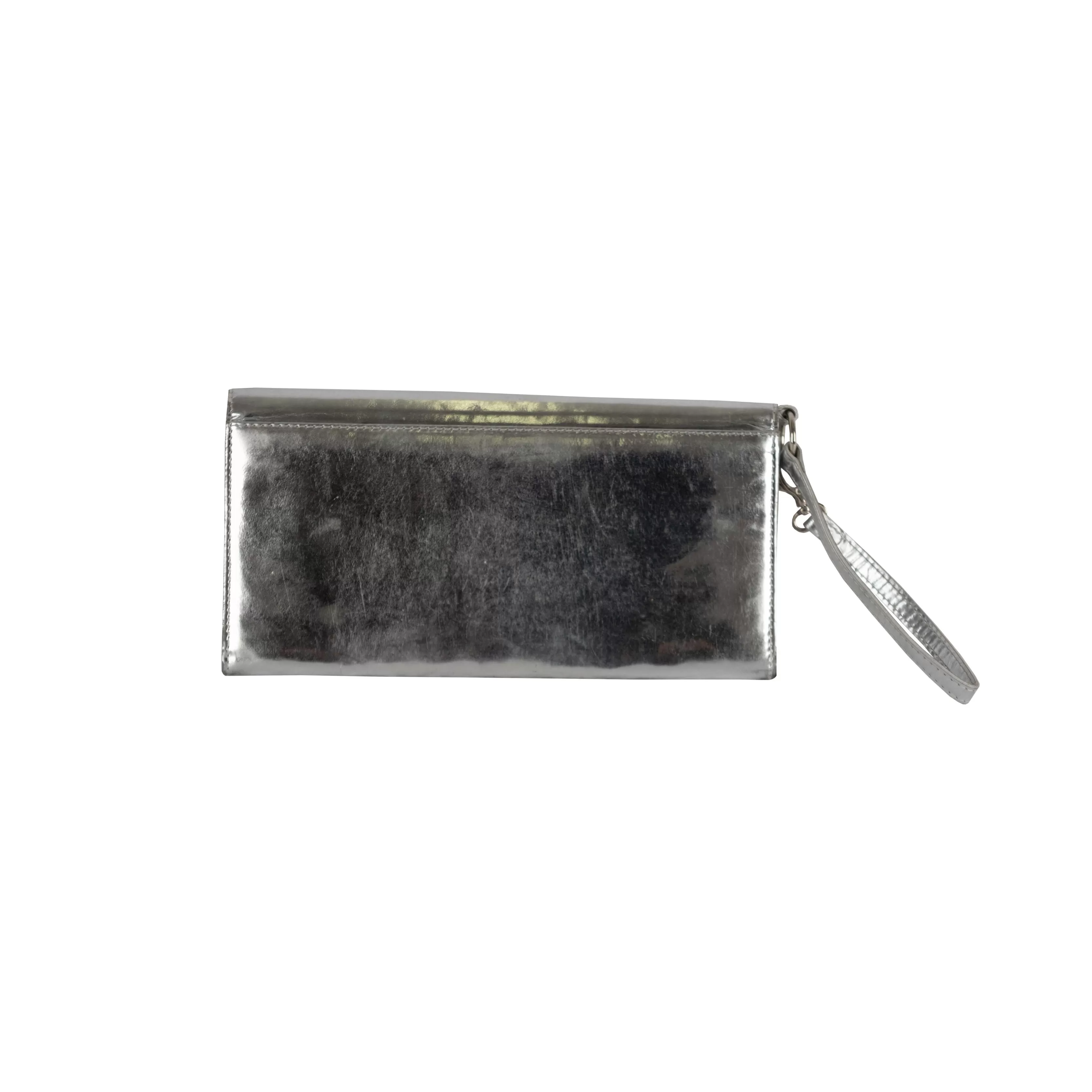 Christian Dior Metallic Silver Pochette - '00s