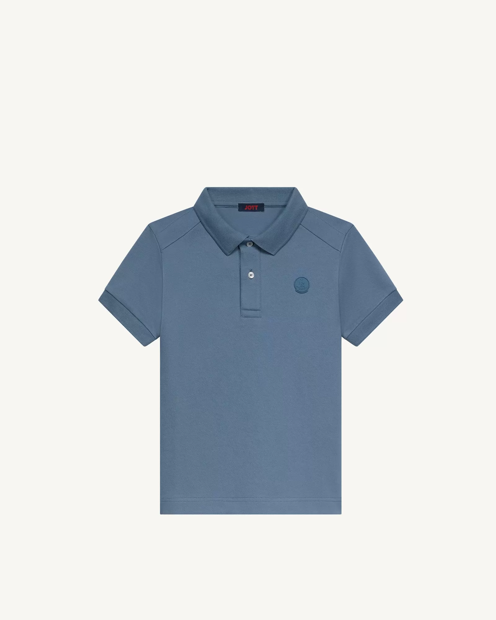 Ciro kids' cotton polo shirt Washed blue