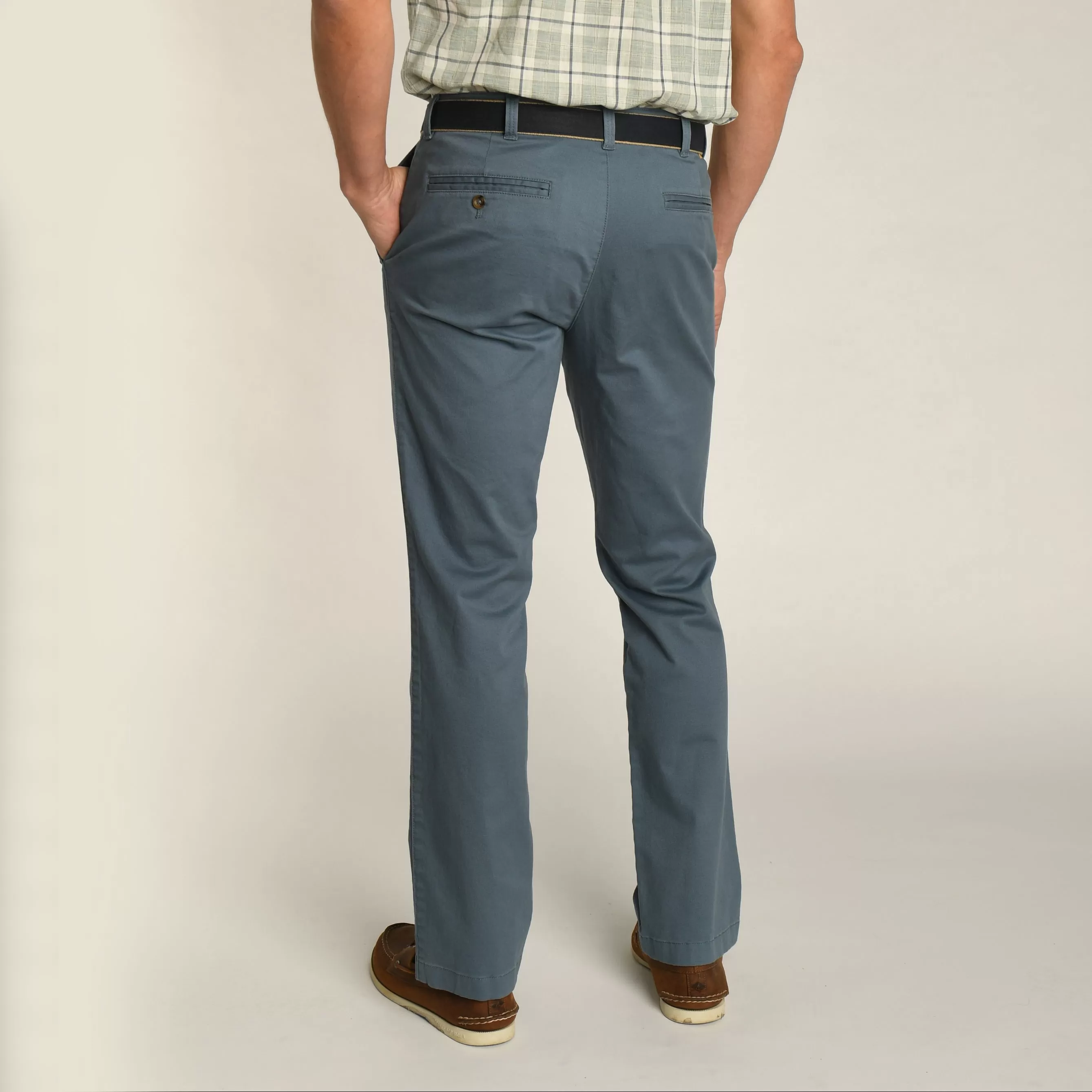 Classic Fit Gold School Chino - Vintage Blue