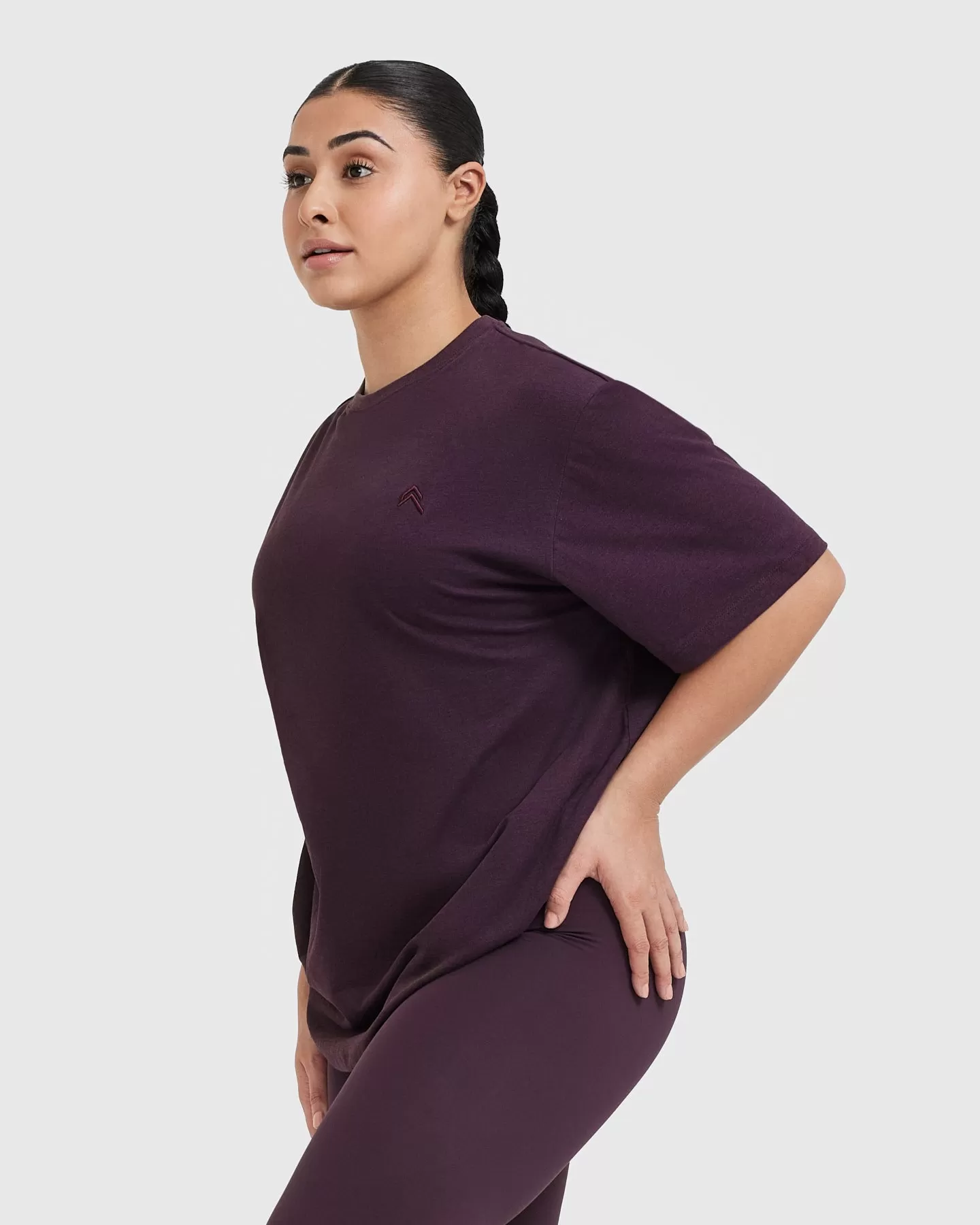 Classic Oversized Lightweight T-Shirt | Blackberry Purple