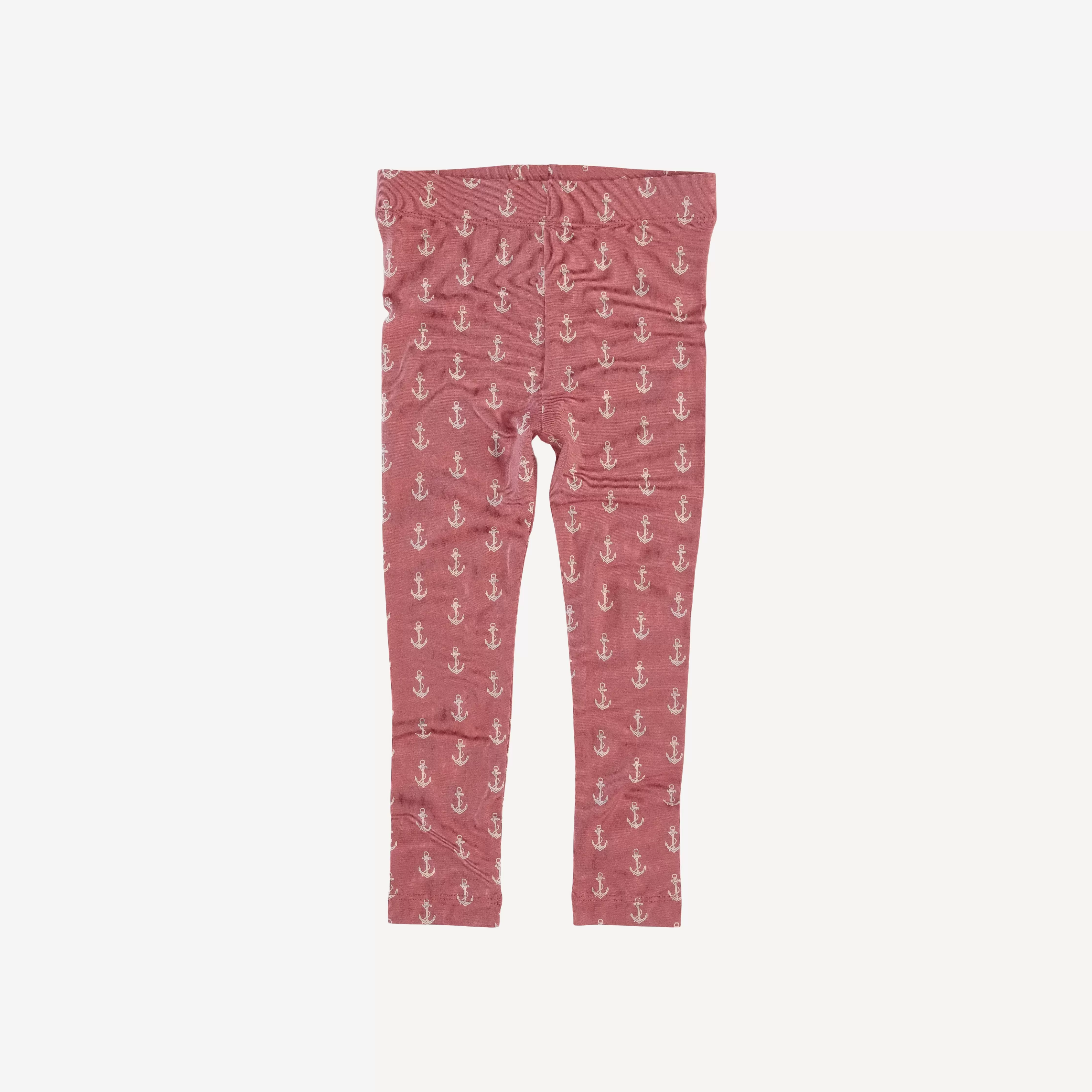 classic skinny legging | nautical red anchor | lenzing modal