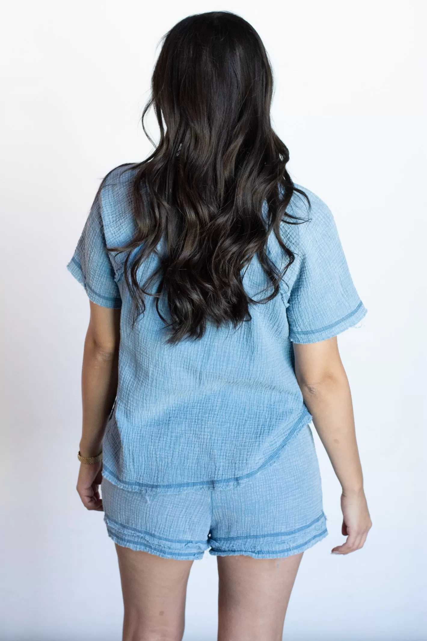 Cool Instincts Washed Blue Lounge Set