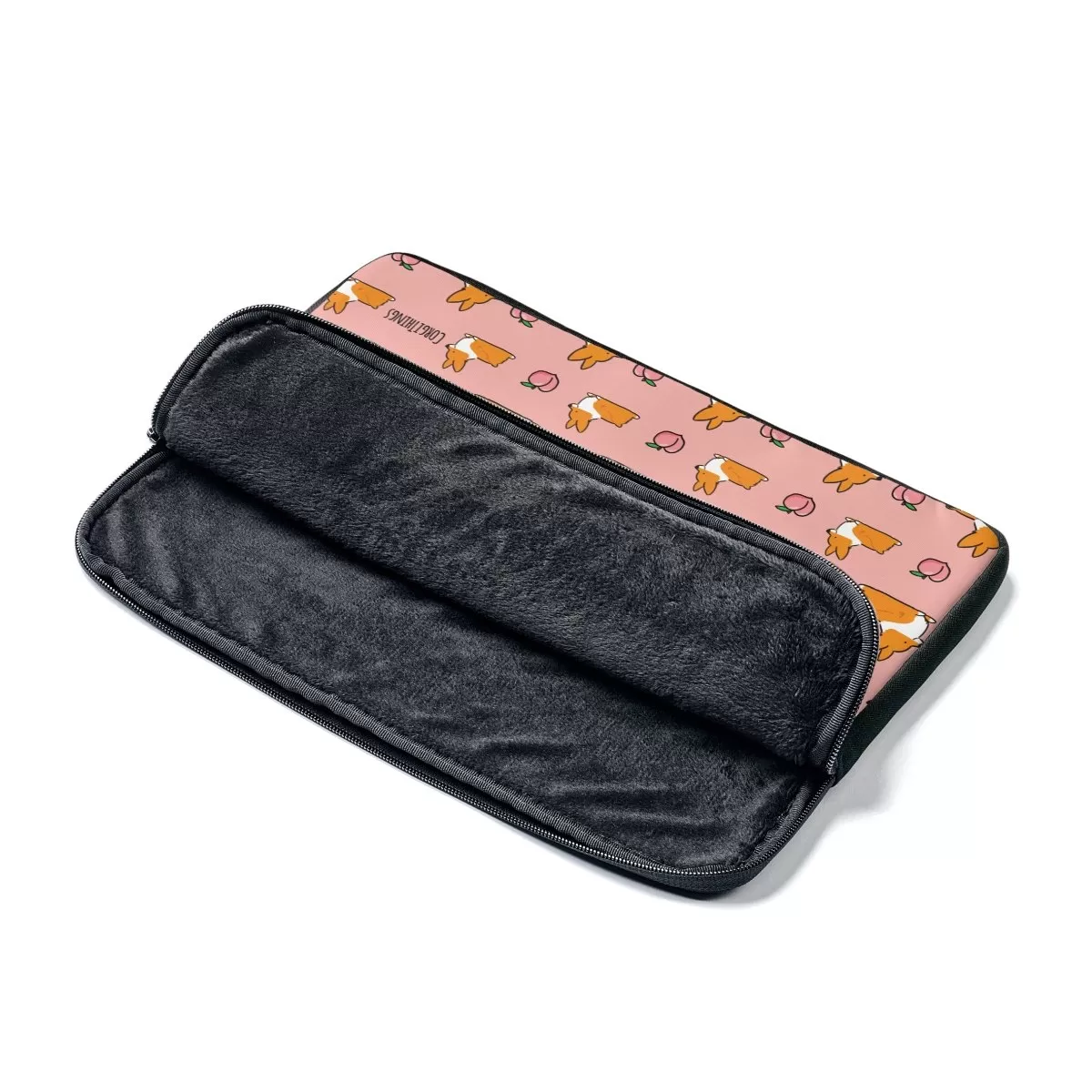 Corgi Peach Sploot Laptop Sleeve | 3 Sizes