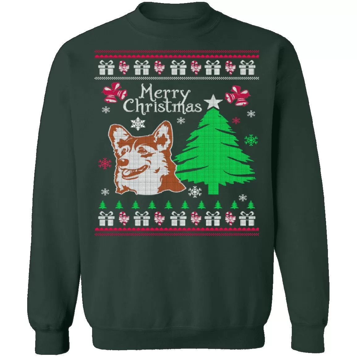 Corgi Ugly Christmas Sweater