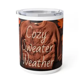 Cozy Sweater Weather - Insulated Coffee Mug, 10oz