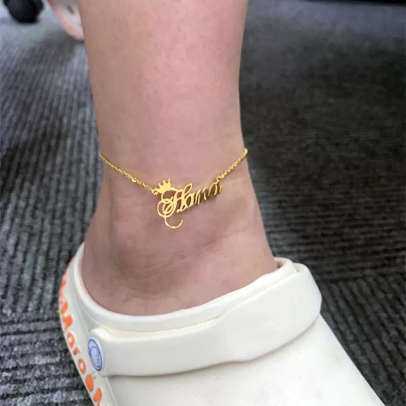 Customized Anklets With Names- Anklet Bracelet-Gifts For Women