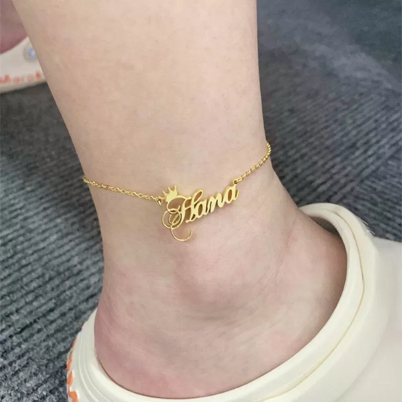 Customized Anklets With Names- Anklet Bracelet-Gifts For Women