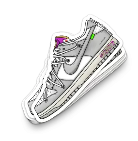 Dunk Low "Off-White Lot 3" Sneaker Sticker