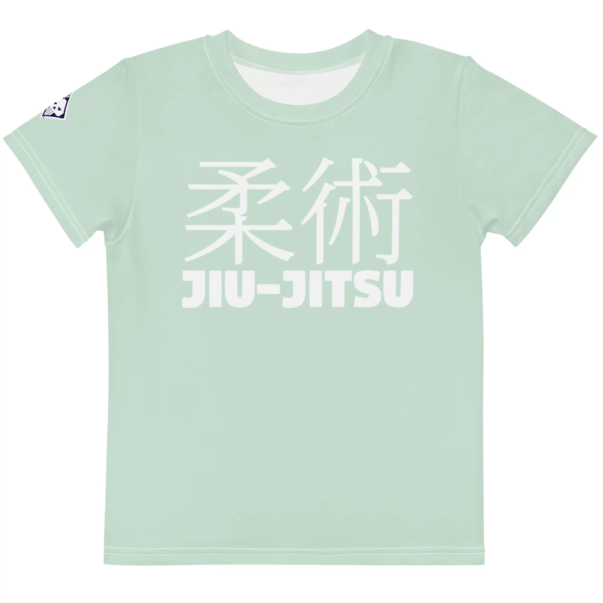 Everyday Active Attire: Girl's Short Sleeve Classic Jiu-Jitsu Rash Guard - Surf Crest