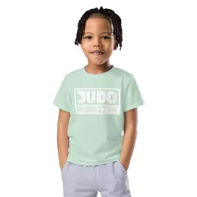 Everyday Active Gear: Boy's Short Sleeve Judo Rash Guard - Surf Crest