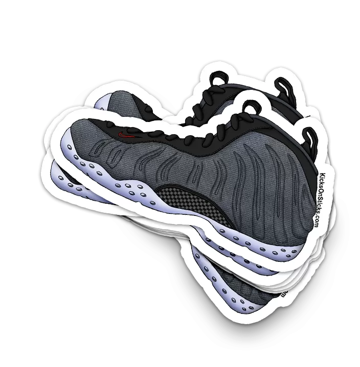 Foamposite "Denim" Sneaker Sticker