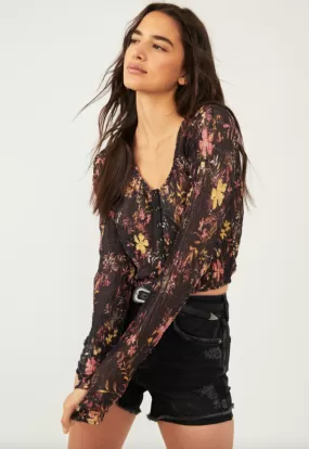 Free People - Angelina Top Dark Combo