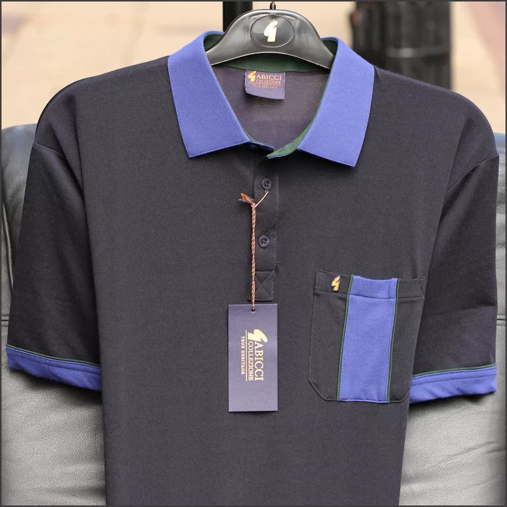 Gabicci X10 Navy Pattern T Shirt >