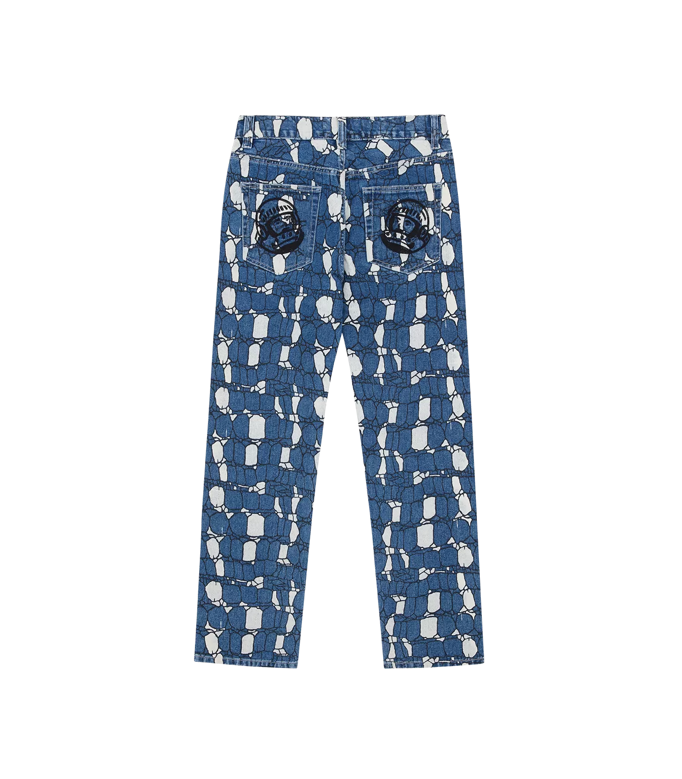 GATOR CAMO DENIM PANTS - BLUE