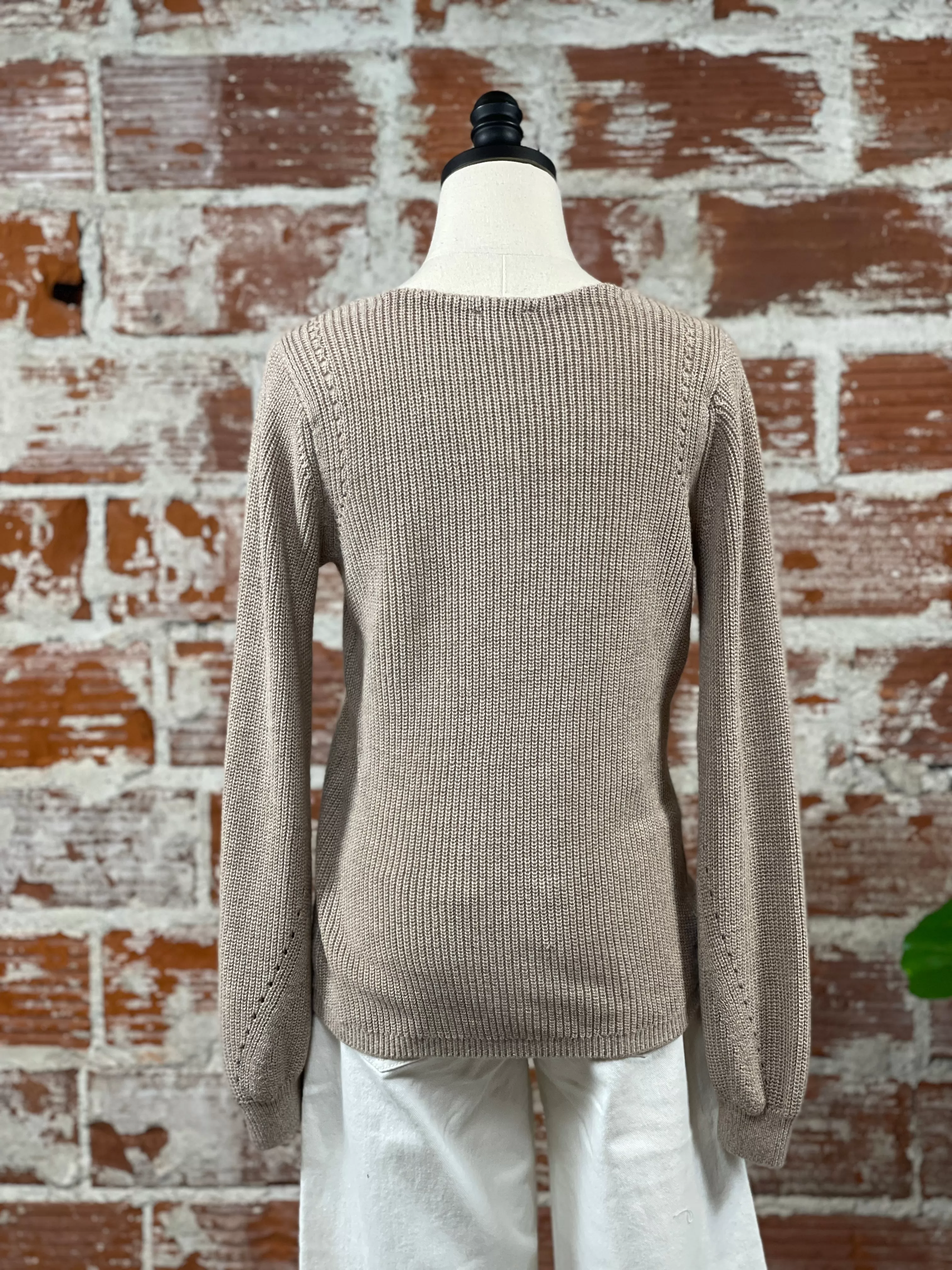 Gentle Fawn Hailey Sweater in Heather Taupe