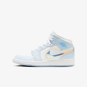 (GS) Air Jordan 1 Mid SE 'Glitter Swoosh' (2023) FQ9117-400