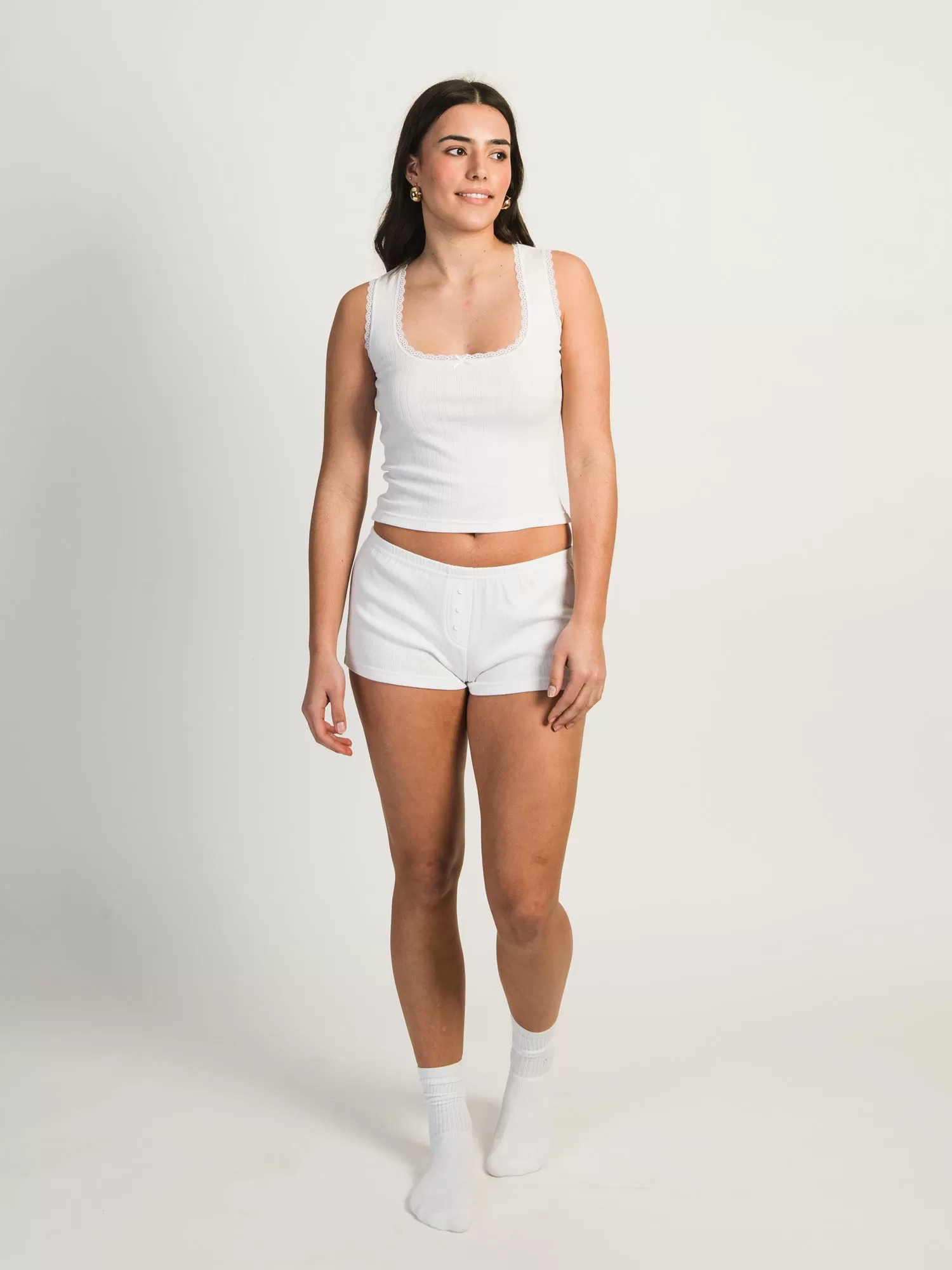 HARLOW MADELINE SHORT - WHITE