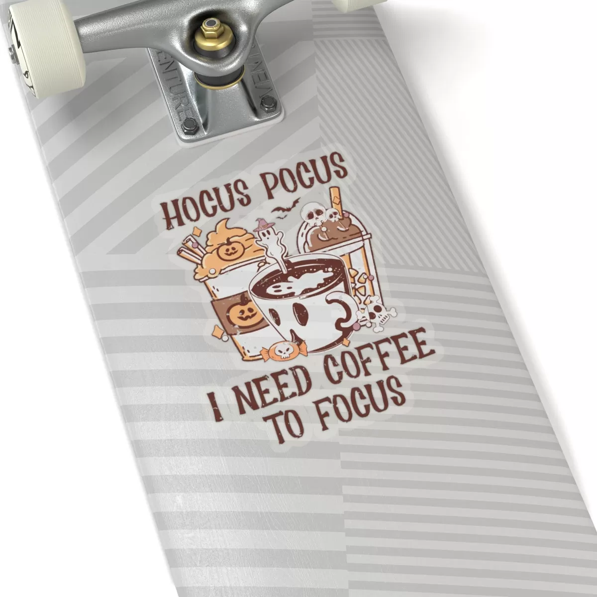 Hocus Pocus I Need Coffee to Focus - Kiss Cut Stickers