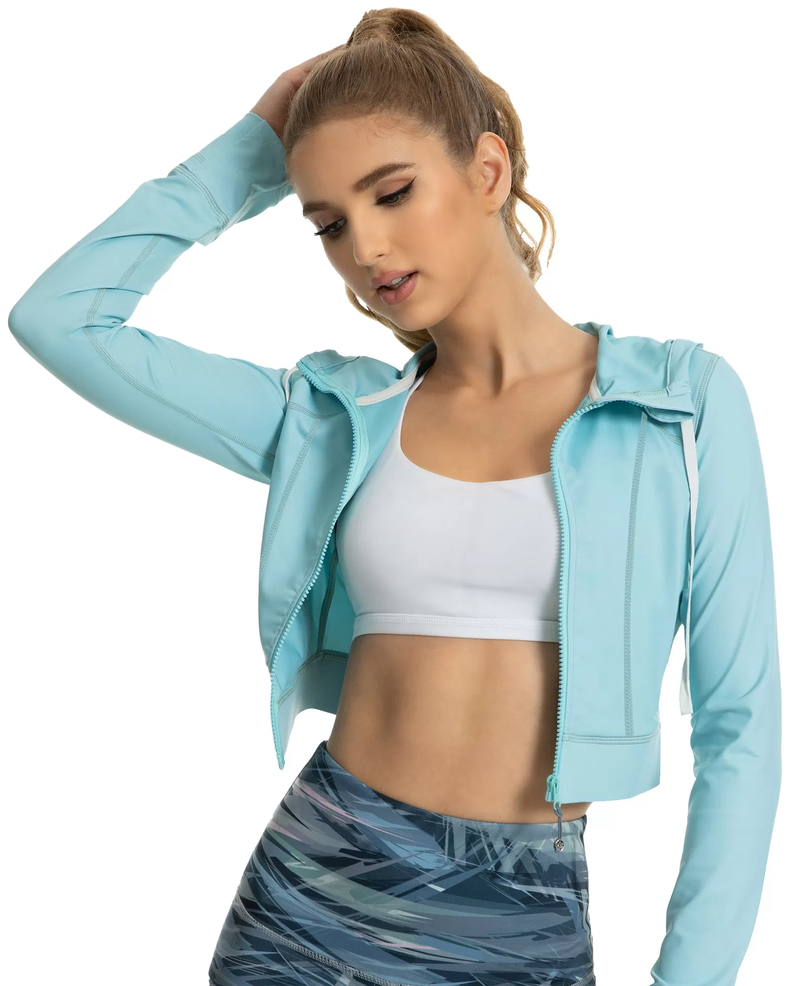 Hooded Cropped Jacket