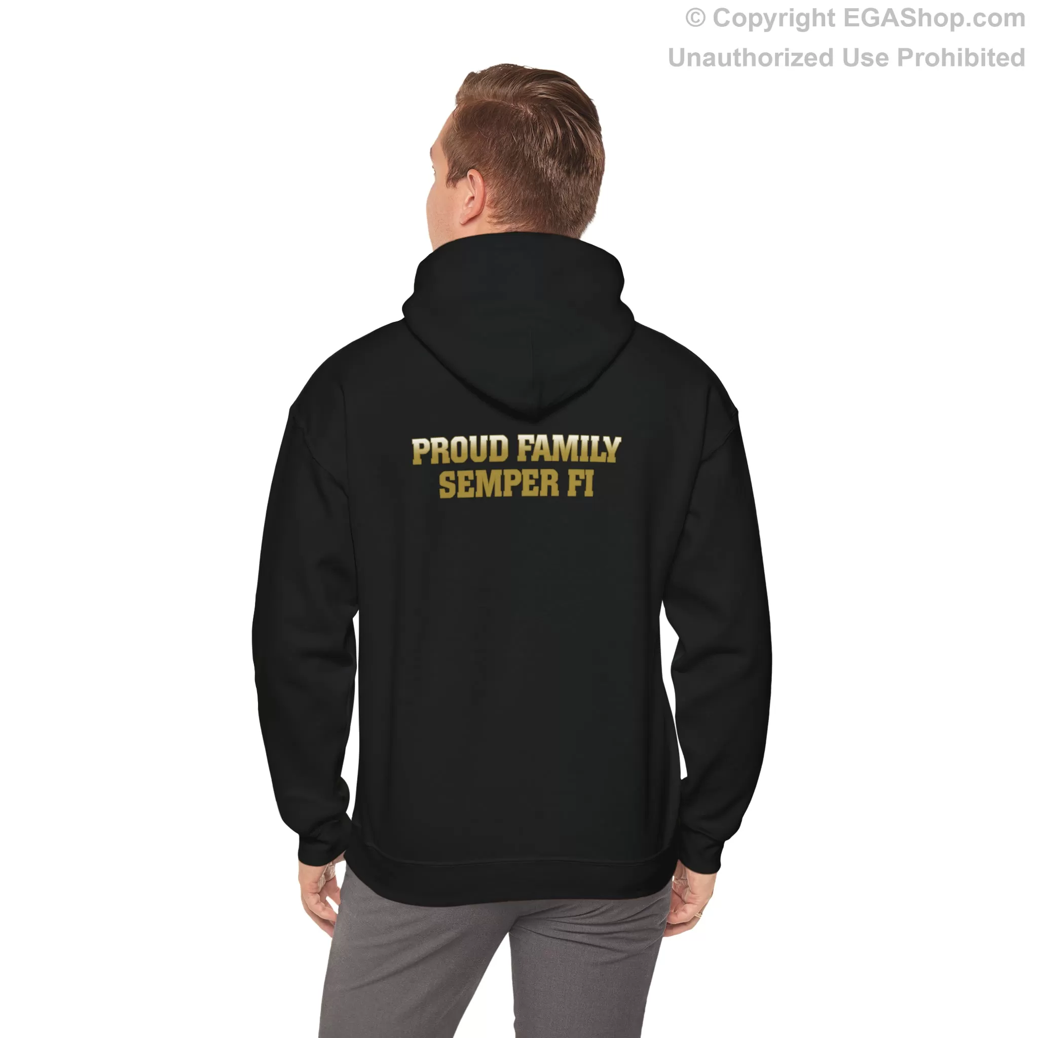 Hoodie: Golf Co. MCRD San Diego (EGA   Back Proud Family)